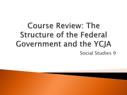 Course Review: The Federal System and the