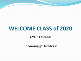 Class of 2020 - Crescenta Valley High School
