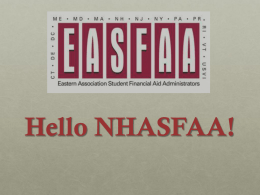 EASFAA Presentation
