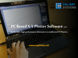 PC Based XY Plotter Software v3.0 - PC BASED