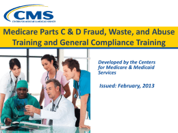 Fraud, Waste and Abuse Training and General