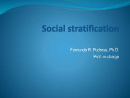 Social stratification - The life of a Speech
