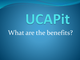 UCAPit - StopNarcoticTampering.org
