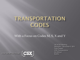 Transportation Codes
