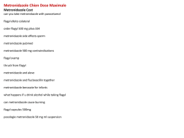 Metronidazole Chien Dose Maximale
