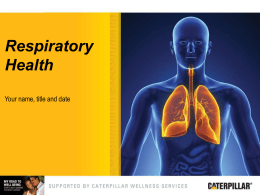 Respiratory health PowerPoint presentation
