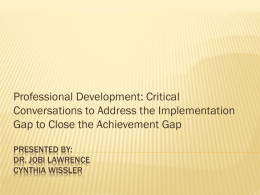 Presentation PPT - School Administrators of Iowa