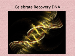 Celebrate Recovery DNA - Celebrate Recovery Indiana