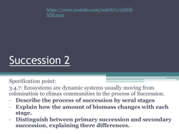 Lesson 2 Particulars of Succession
