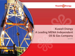 Slide 0 - Kuwait Energy