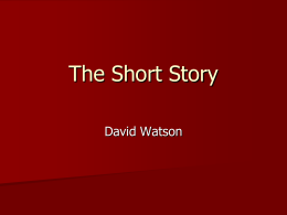 The Short Story - Studentportalen