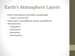 Earth*s Atmosphere Layers