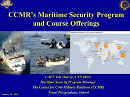 Maritime Security Course Maritime Security