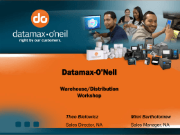 Datamax-O`Neil – Fact Sheet