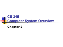 CS345 02 - Computer Systems