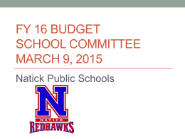 FY 14 Budget