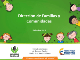 Presentación de PowerPoint - Instituto Colombiano de Bienestar