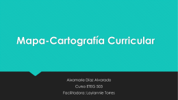 Mapa-Cartografía Curricular