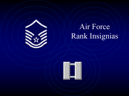 Air Force Ranks - Dover High School