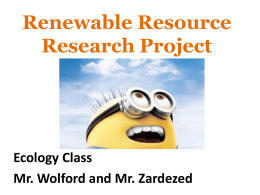 Alternative Energy Powerpoint Presentation 2014
