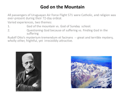 God on the mountain