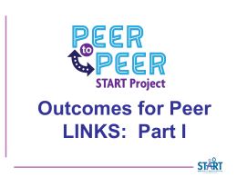 Outcomes for Peer LINKS