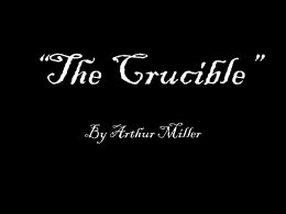 The Crucible, introduction.ppt