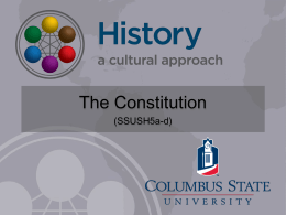 U. S. Constitution - Columbus State University