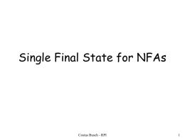 Chap1 - NFAs and Regular Expressions.ppt