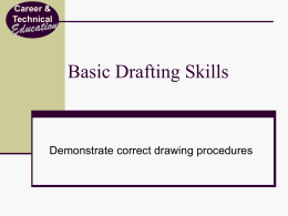 basic drafting procedures ppt