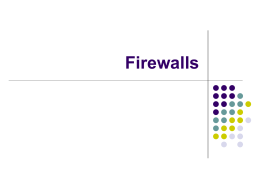 Firewalls
