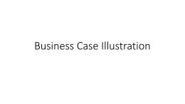 Sample Business Case