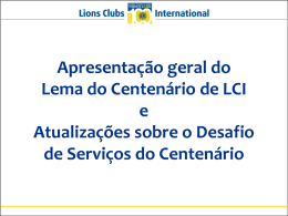Slide 1 - Lions Clubs International