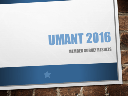 UMANT 2016