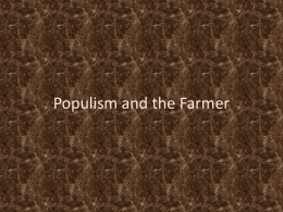 Populism and the Farmer