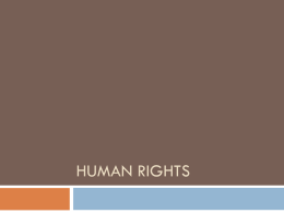 human rights - academicglobal