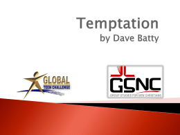 Temptation - iTeenChallenge.org