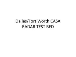 CASA Municipal Test Bed