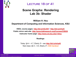 Lecture-18-Main - Department of CIS, Kansas State University