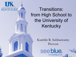 FCPS-UKsummit - University of Kentucky