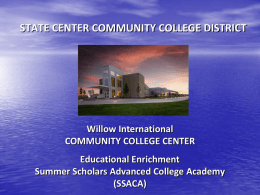 madera center - State Center Community College District