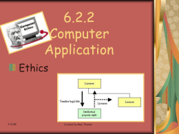 Lesson 3 Ethics PowerPoint
