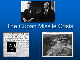 Cuban Missile Crisis Ppt