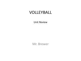 VOLLEYBALL Final Review 1