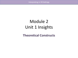 Module 2 Unit 1 Insights - National Consortium of Interpreter