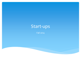 Start-ups