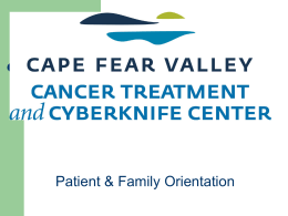 Patient Orientation - Cape Fear Valley Health
