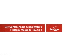 Manage My Meetings - Verizon Conferencing