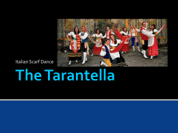 The Tarantella Powerpoint