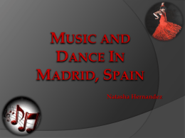Music and Dance Madrid, Spain